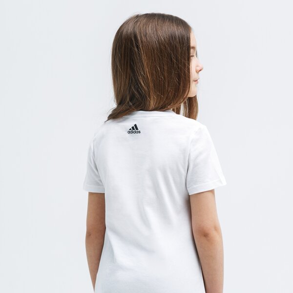 Koszulka dziecięca ADIDAS T-SHIRT SS G LIN T GIRL gn4045 kolor biały