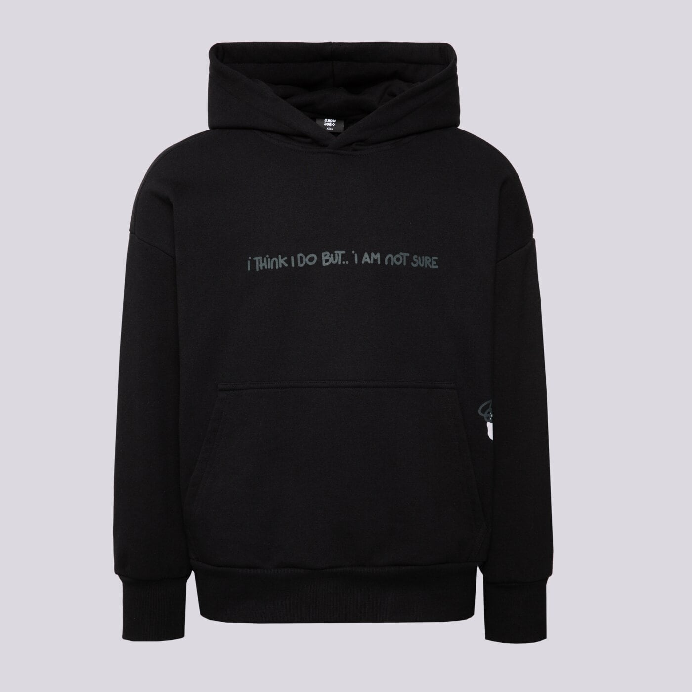 S.NOW JOB SIZEER HOODIE “I THINK I DO” BLACK si123blu50002 kolor czarny