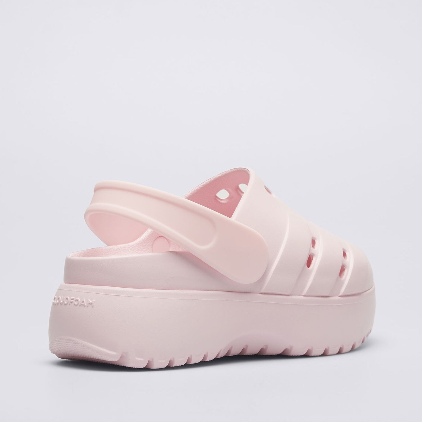 Sandały damskie ADIDAS ADILETTE CLOG PLATFORM jr2626 kolor różowy