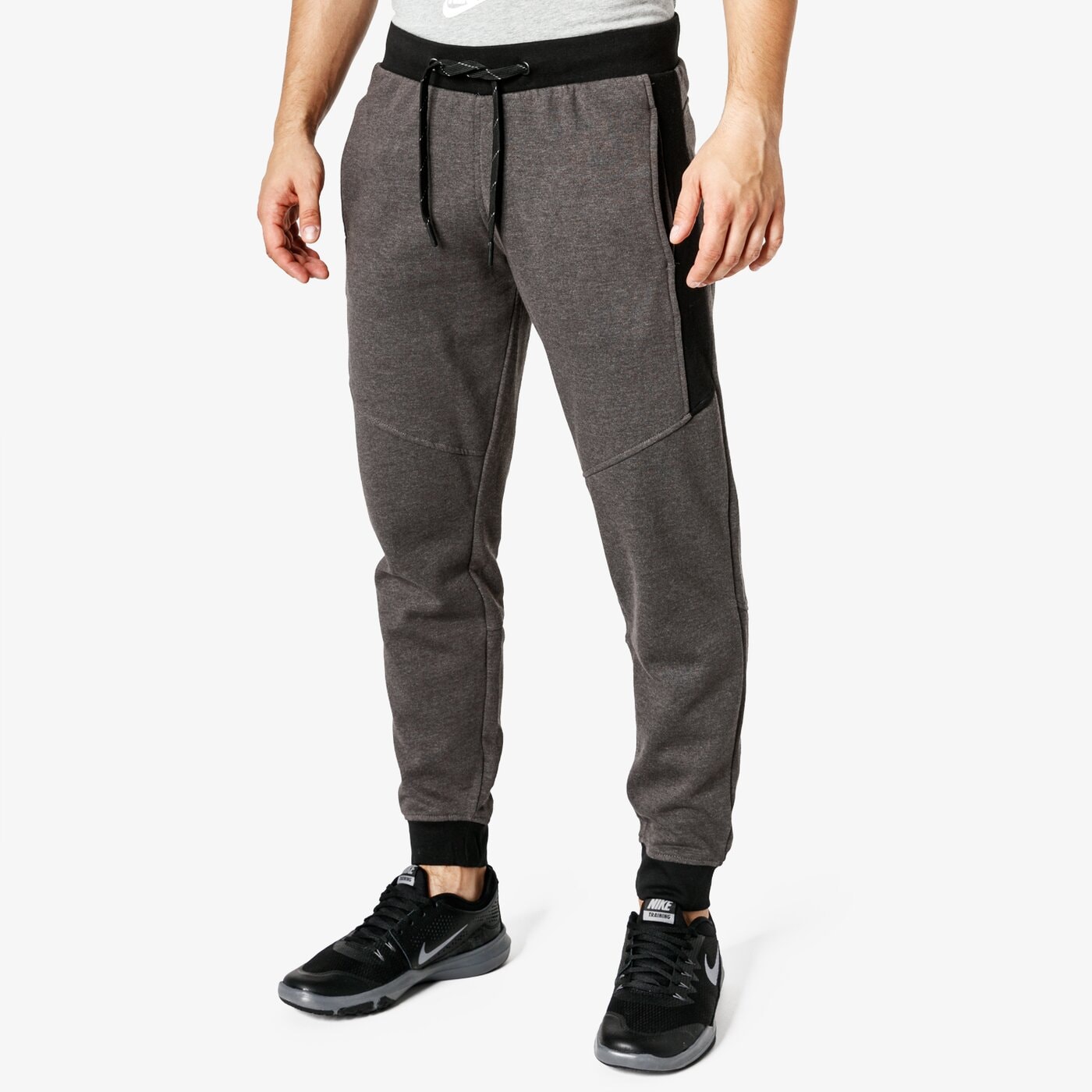 Spodnie dresowe męskie UMBRO SPODNIE PYRITE ul38spm03002 kolor szary