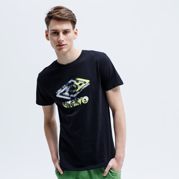 Koszulka męska UMBRO T-SHIRT DAREN ul120tsm75002 kolor czarny