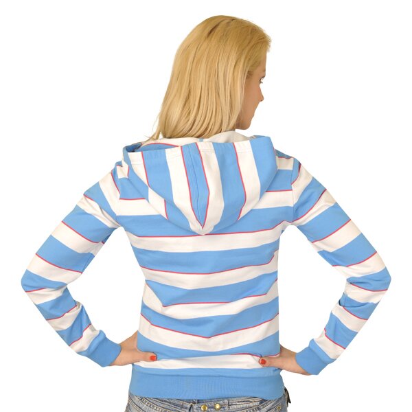 Bluza damska ADIDAS BLUZA ESSENTIALS  SEASON STRIPED HOOD JACKET v35245 