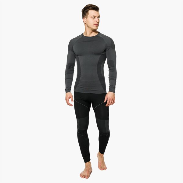 Koszulka męska FEEWEAR T-SHIRT TERMICZNY LS ARCTIC fw37bim01002 kolor szary