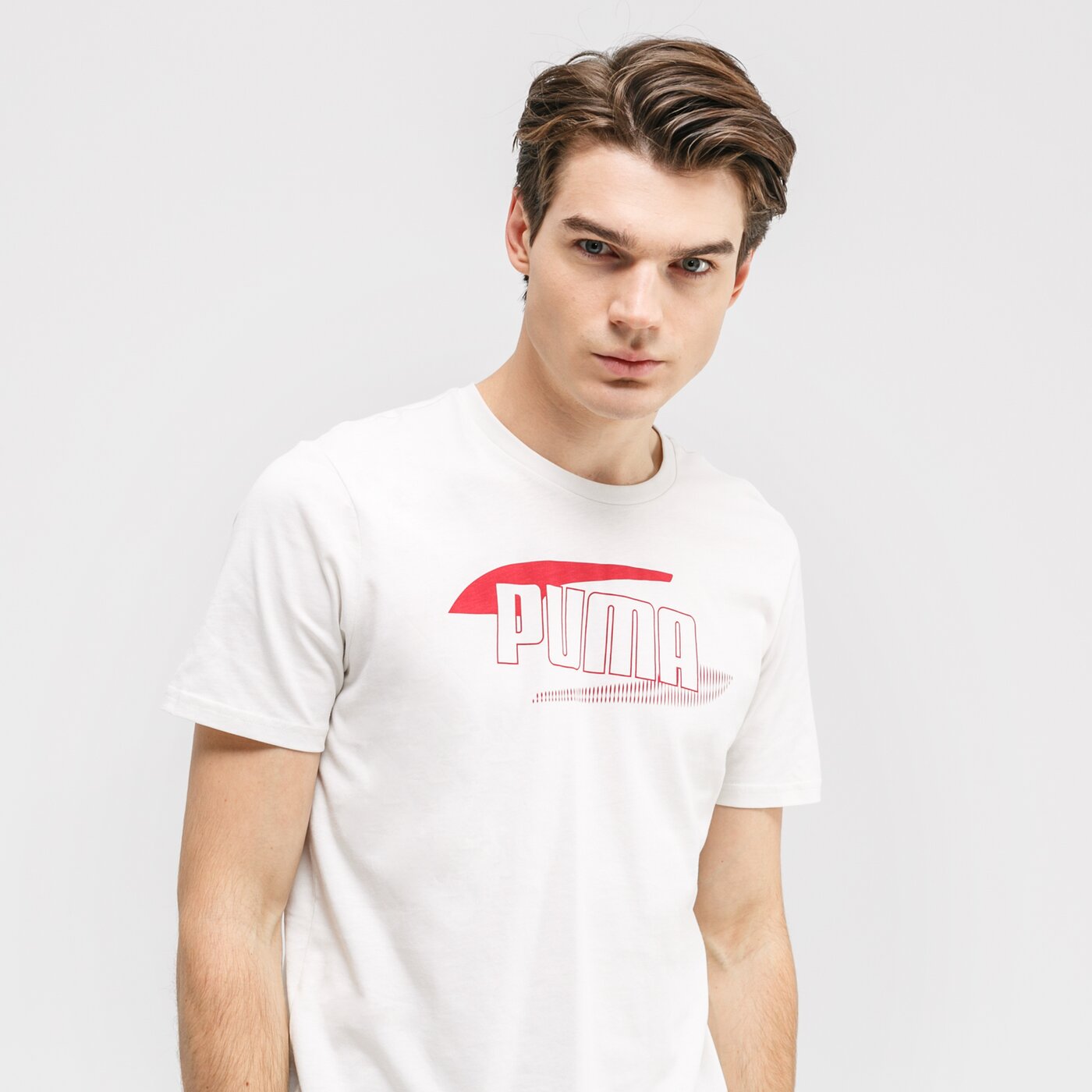 Koszulka męska PUMA T-SHIRT REBEL 583488 05 kolor biały