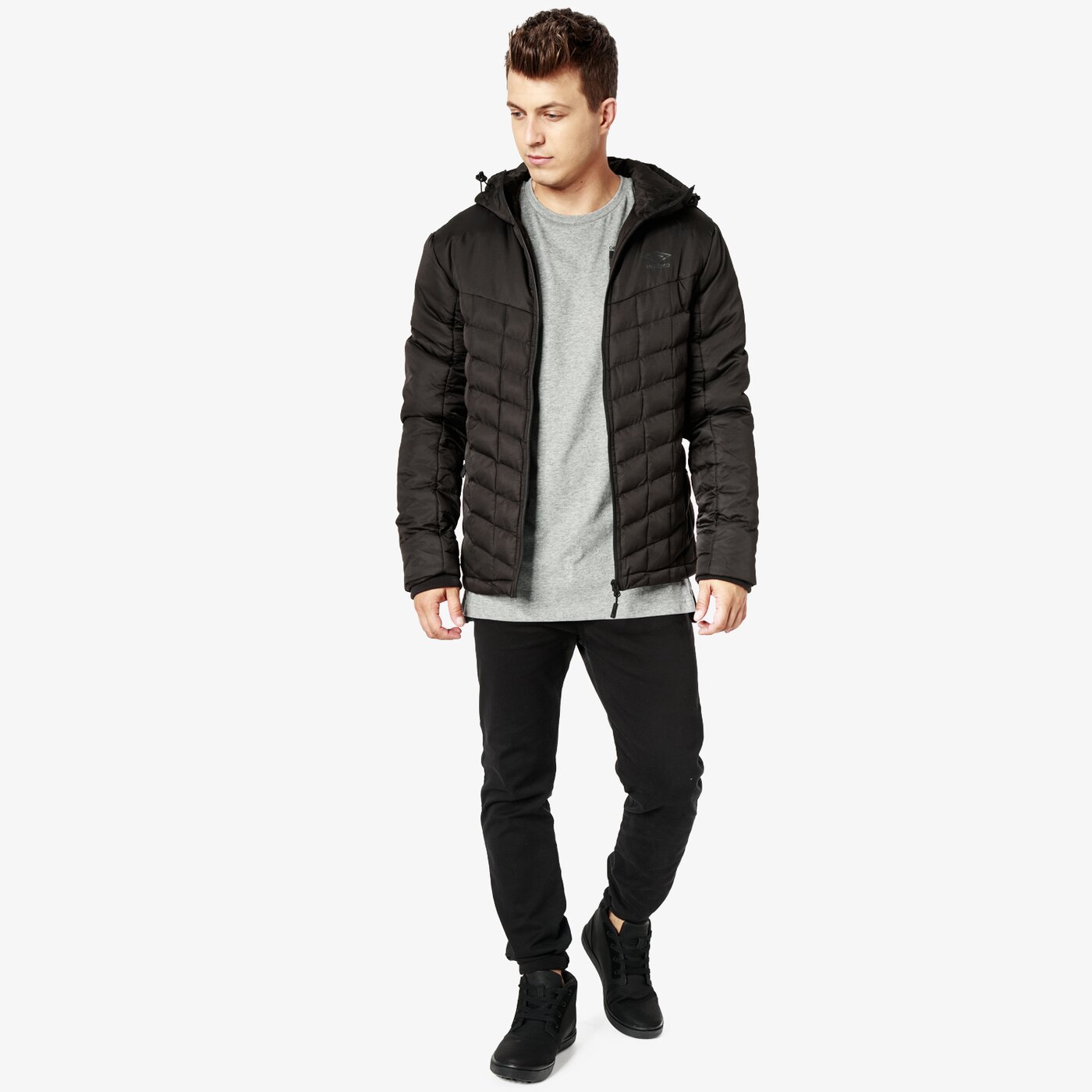 Kurtka zimowa męska UMBRO KURTKA ONYX ul38kum03001 kolor czarny