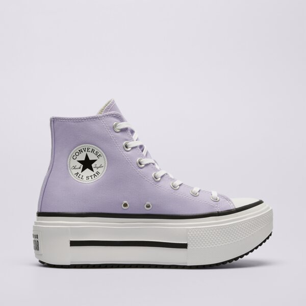 Buty sportowe damskie CONVERSE CHUCK TAYLOR ALL STAR LIFT DOUBLE STACK a15206c kolor fioletowy