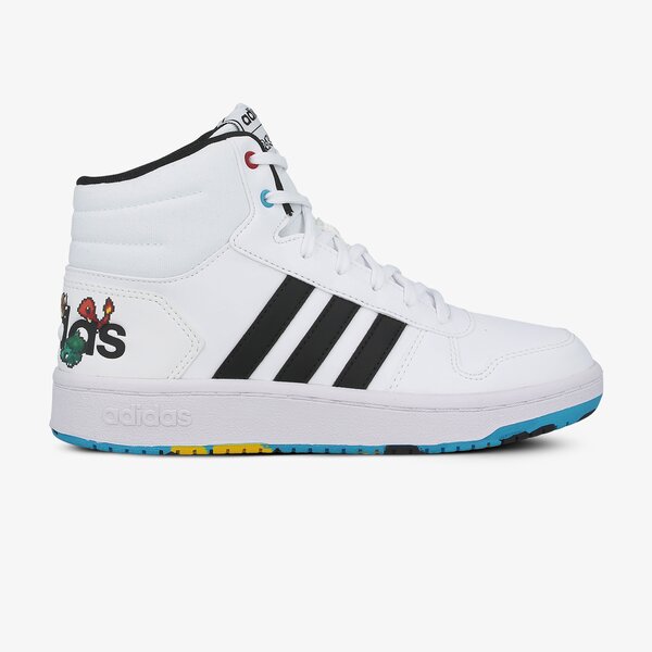 Buty dziecięce ADIDAS HOOPS MID 2.0 K eg1989 kolor biały