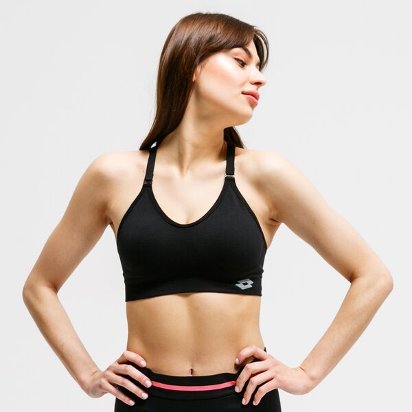 Top damski LOTTO BRA VABENE PLUS W II PAD SML 214348-1cl kolor czarny