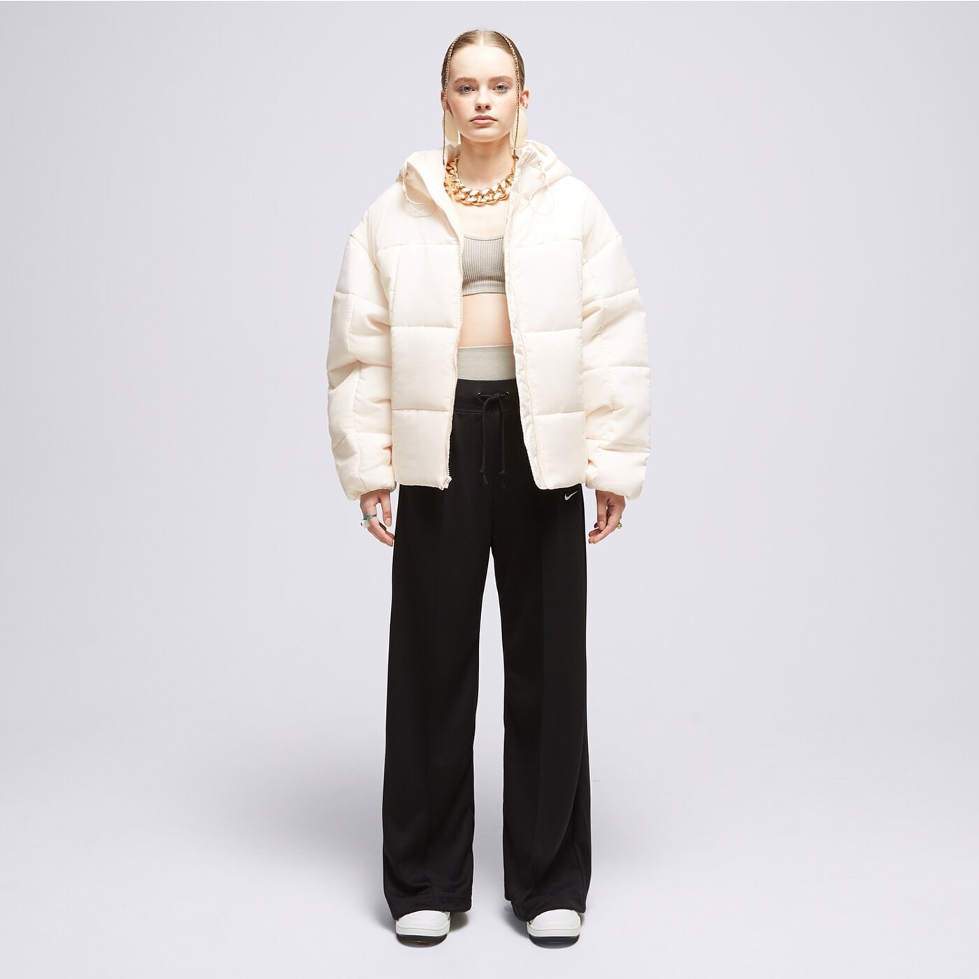 Kurtka zimowa damska NIKE KURTKA ZIMOWA W NSW TF THRMR fb7672-838 kolor beżowy