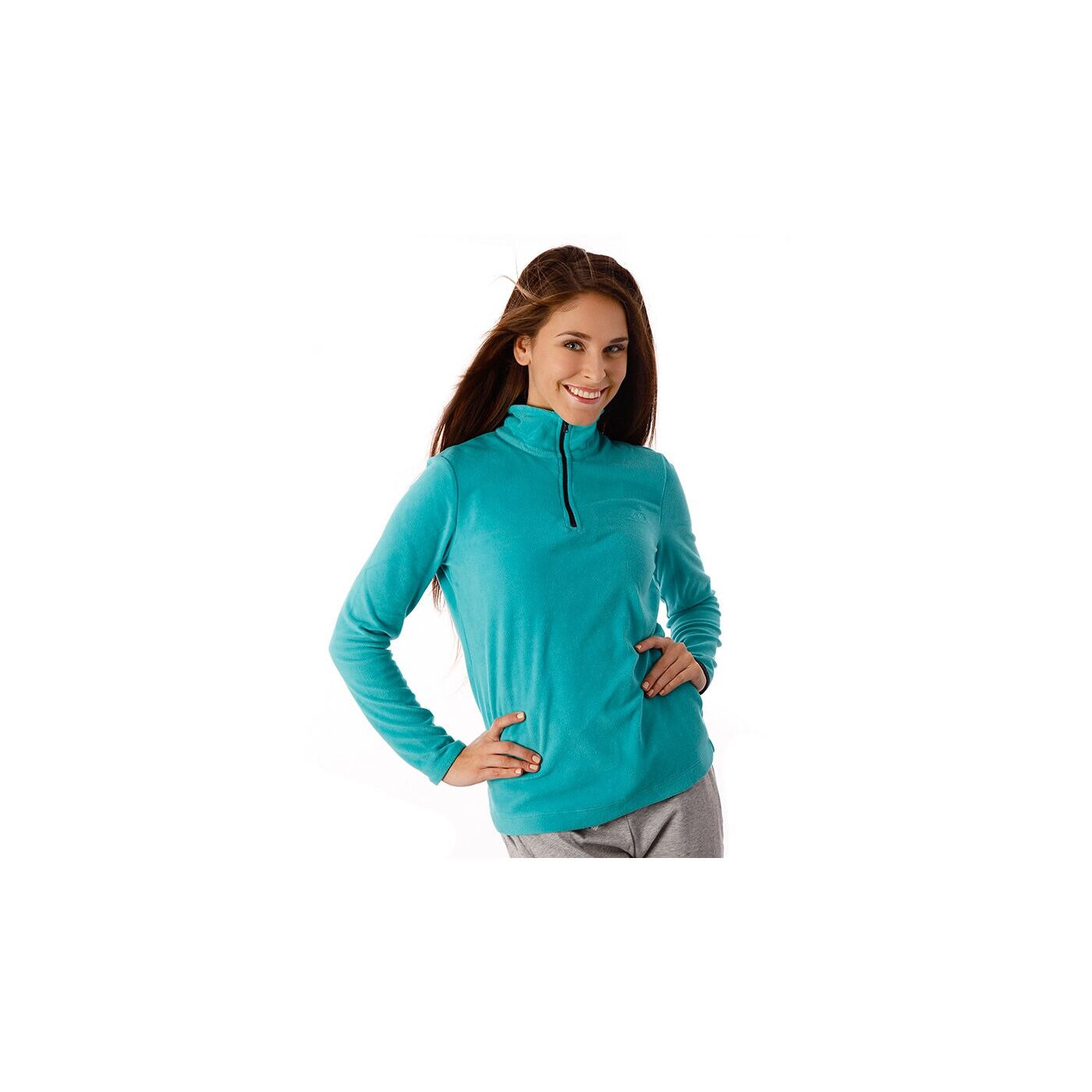Bluza damska LOTTO POLAR SWEAT DENISE PILE BS q6817 kolor niebieski