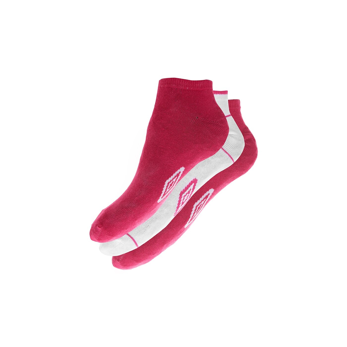 Skarpetki damskie UMBRO SKARPETY 3PPK SNEAKER MIX 1 ROSEBERRY um25855z36z37z36 kolor różowy