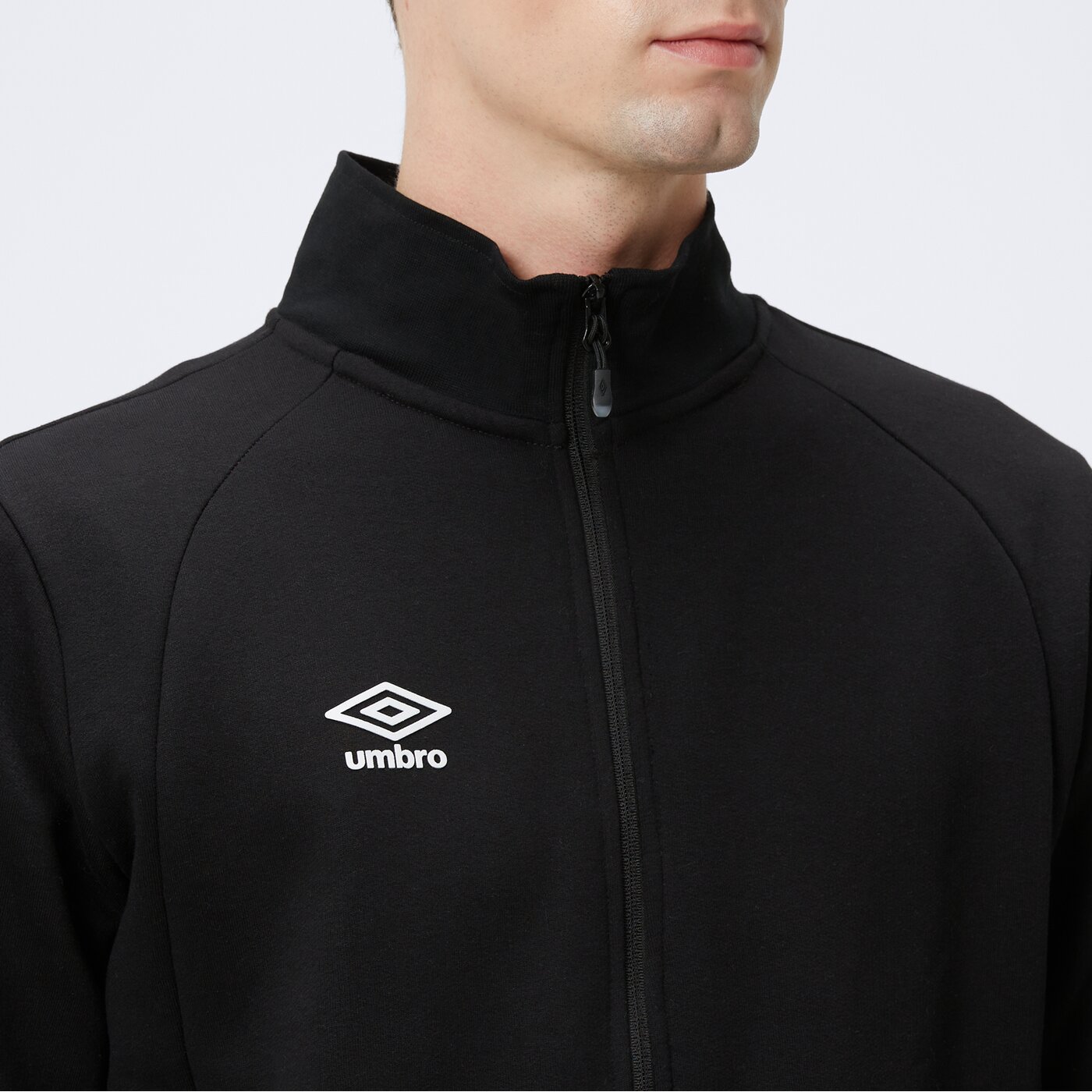 Bluza męska UMBRO BLUZA ROZPINANA DALBERT ul324blm02001 kolor czarny