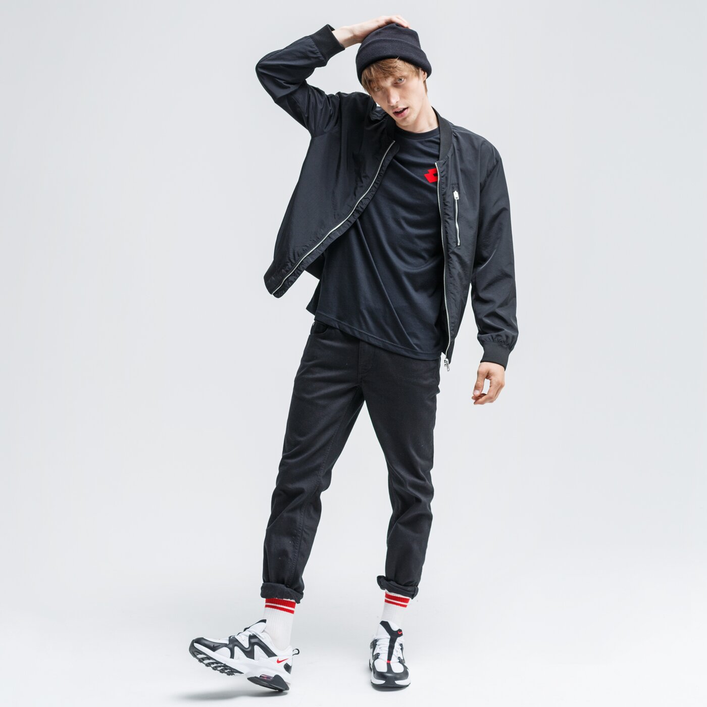 Koszulka męska LOTTO T-SHIRT ATHLETICA CLASSIC II JS 214412-1cl kolor czarny