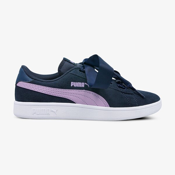 Buty dziecięce PUMA SMASH V2 RIBBON JR 36600303 kolor granatowy