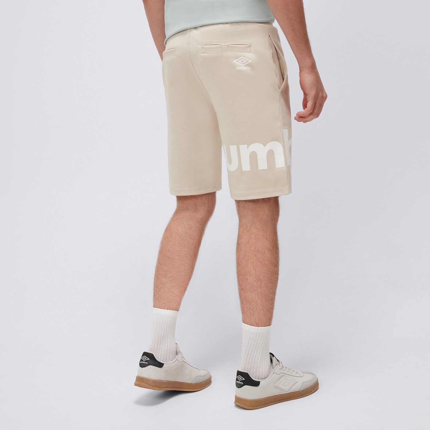 Spodenki męskie UMBRO SZORTY MINOT ul125szm23001 kolor beżowy