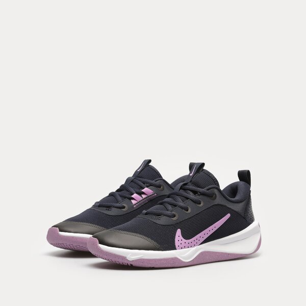 Buty do biegania dla dzieci NIKE OMNI MULTI-COURT dm9027-401 kolor granatowy