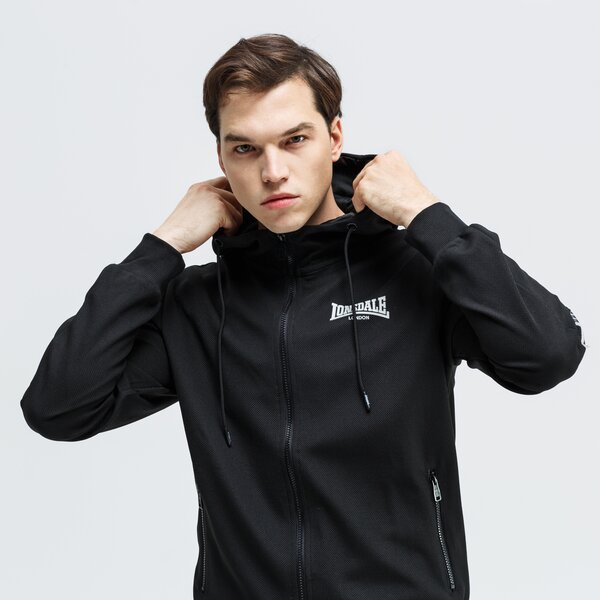 Bluza męska LONSDALE BLUZA BALDOCK 114072-1513 kolor czarny
