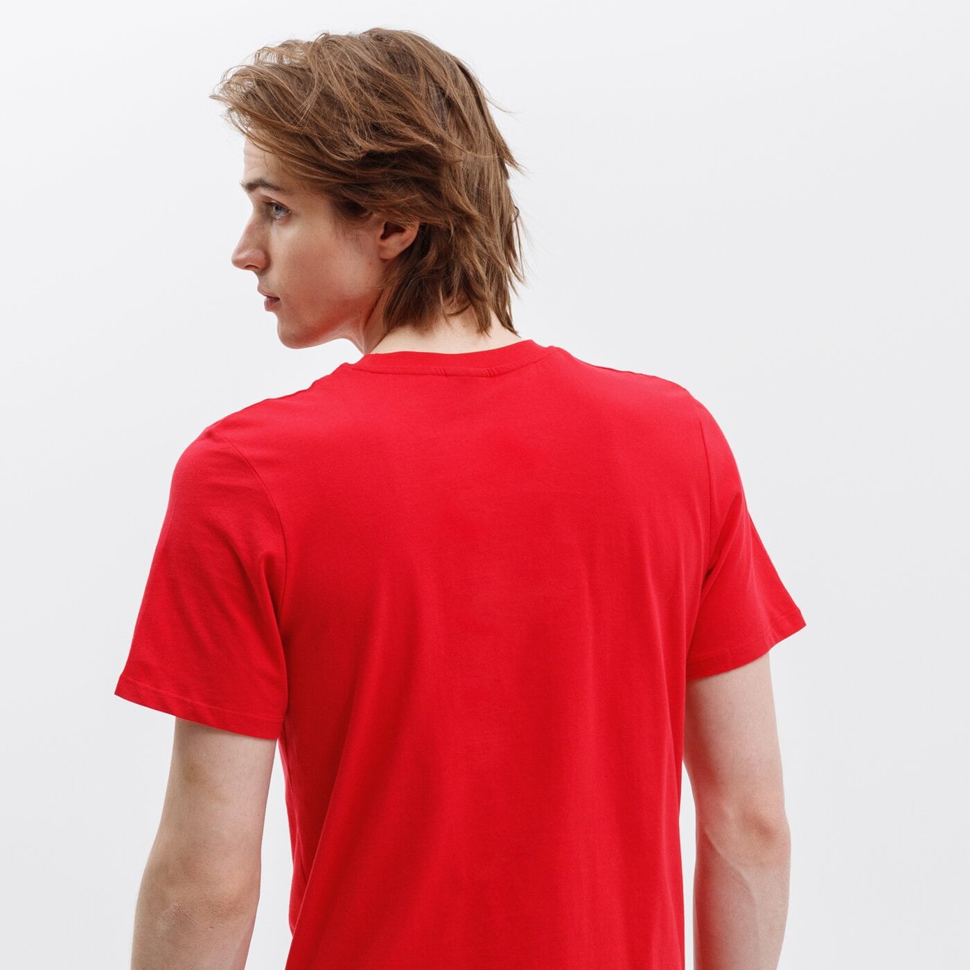 Koszulka męska UMBRO T-SHIRT LINEAR LOGO GRAPHIC 65551u-6ak kolor czerwony