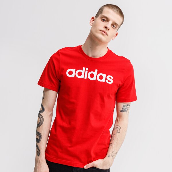 Koszulka męska ADIDAS T-SHIRT E LIN fm6223 kolor czerwony