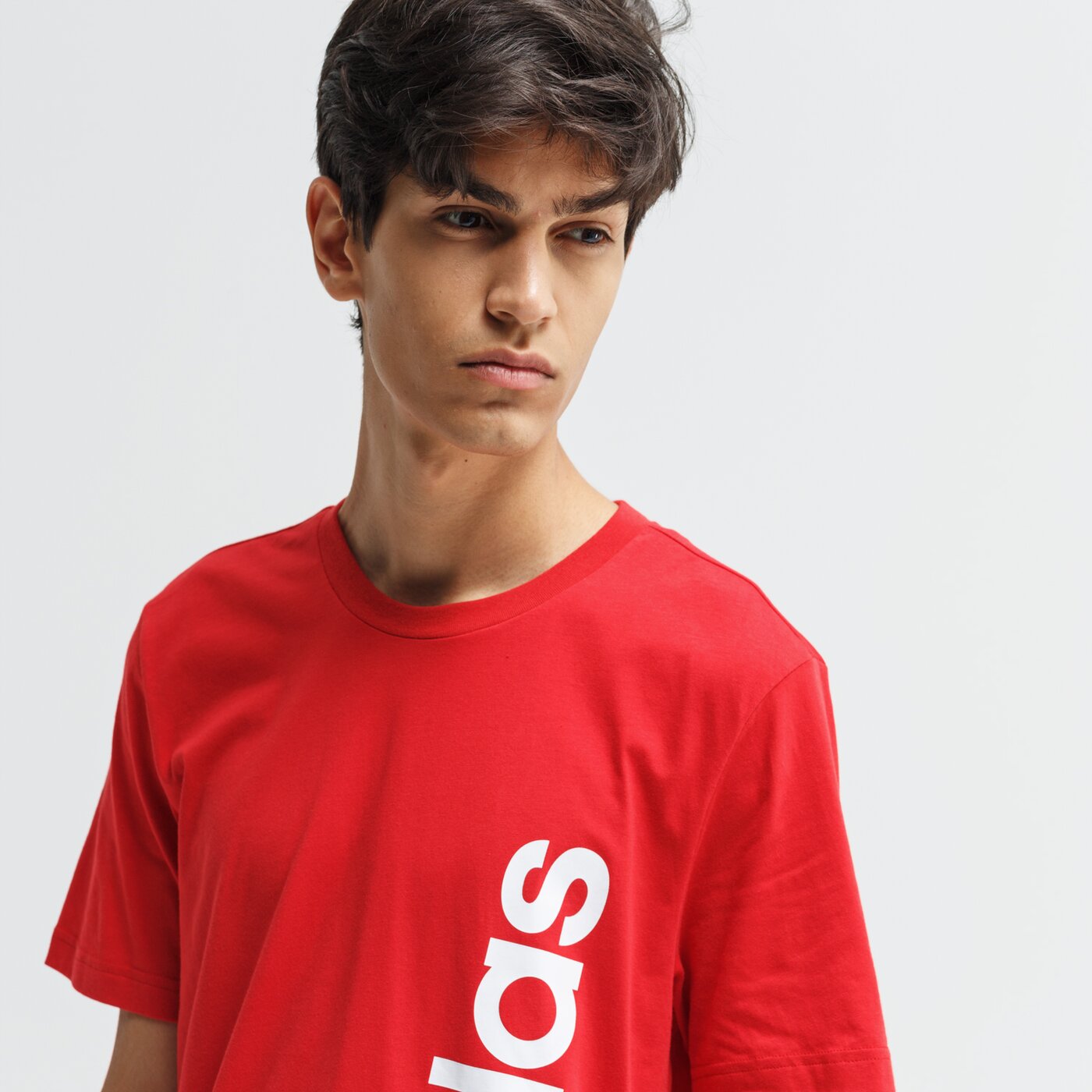 Koszulka męska ADIDAS T-SHIRT SS M VRTCL GRFX T fi7460 kolor czerwony