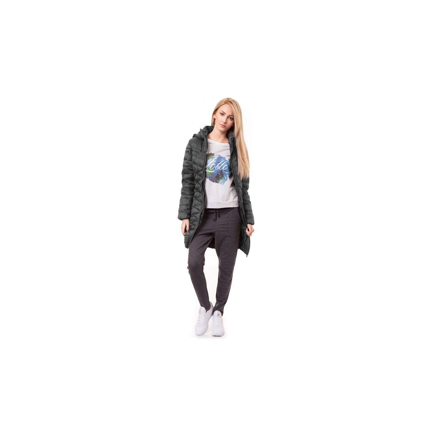 Kurtka zimowa damska CONFRONT KURTKA ISTA cfv34kud05001 kolor szary