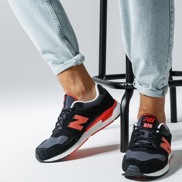 Buty sportowe męskie NEW BALANCE ML570BNB ml570bnb kolor czarny