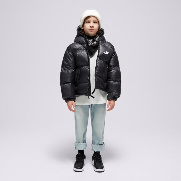 Kurtka zimowa dziecięca NIKE KURTKA ZIMOWA K NSW TF RPL HGH SYNFL U fd2846-011 kolor czarny