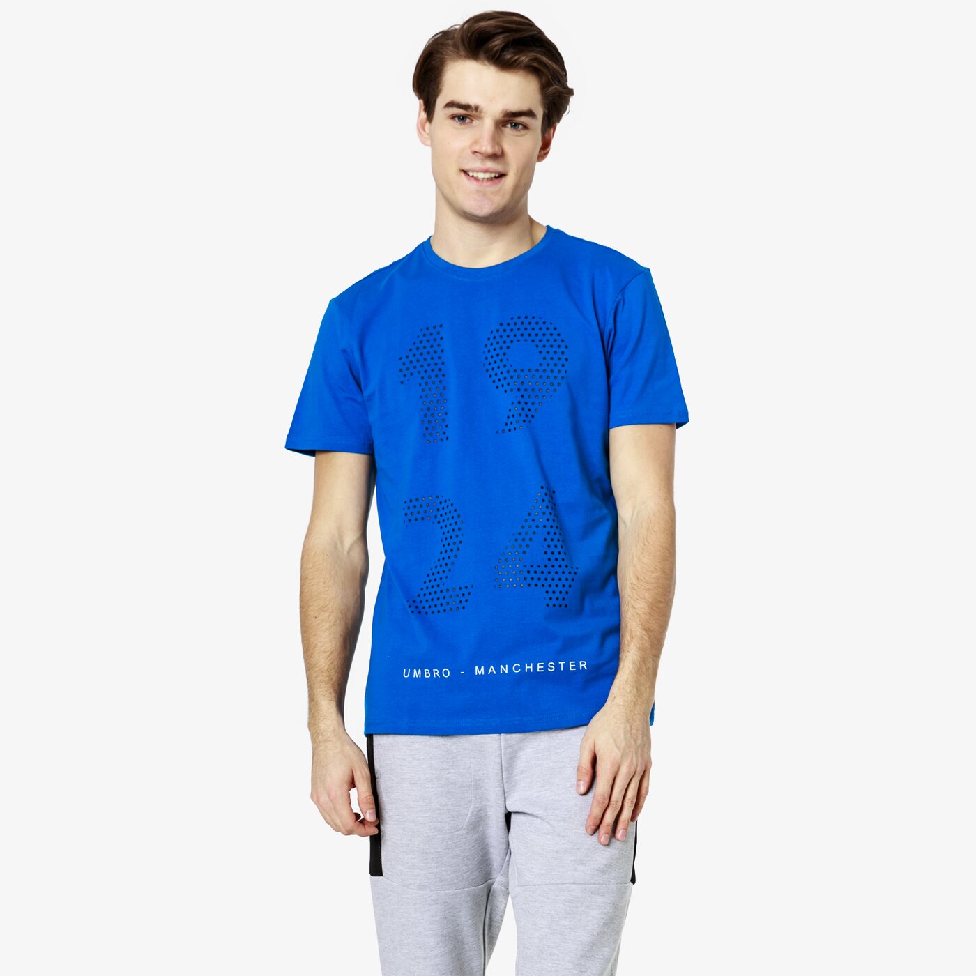 Koszulka męska UMBRO T-SHIRT SS WEDONT ul19tsm12002 kolor granatowy