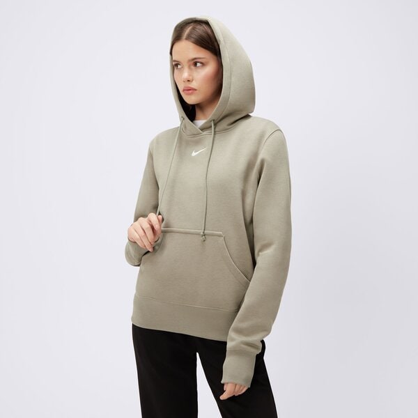 Bluza damska NIKE BLUZA Z KAPTUREM W NSW PHNX FLC STD HOODIE hf6839-320 kolor khaki