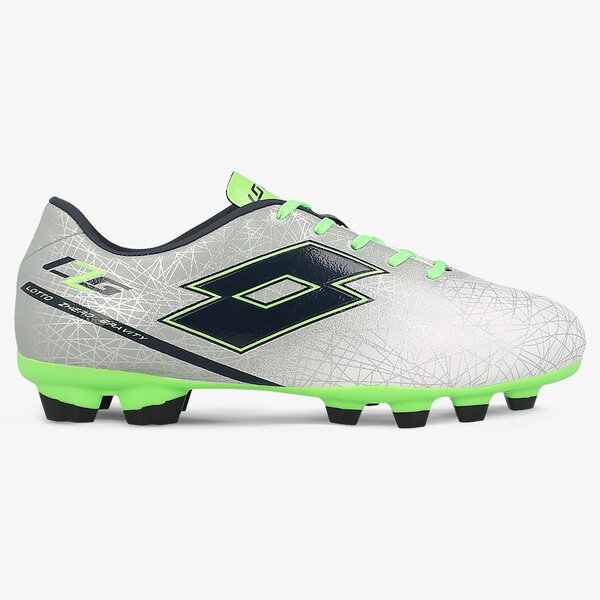 Buty piłkarskie dla dzieci LOTTO LZG VIII 700 FGT JR s7162 kolor srebrny