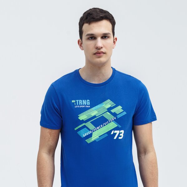 Koszulka męska LOTTO T-SHIRT OLIWO lo121tsm13002 kolor granatowy