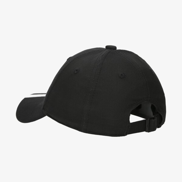 Czapka z daszkiem damska ADIDAS CZAPKA 6P 3S CAP COTTON du0196 kolor czarny
