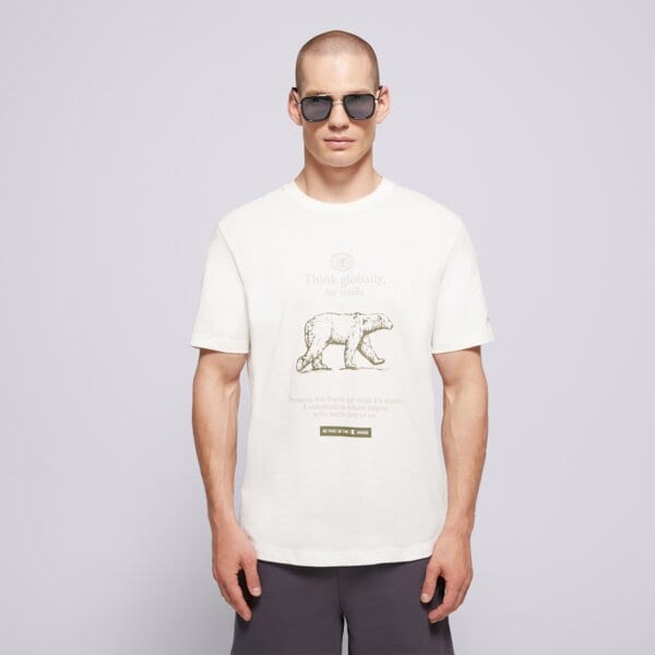 Koszulka męska CHAMPION T-SHIRT SS TEE 220757 ww048 kolor biały