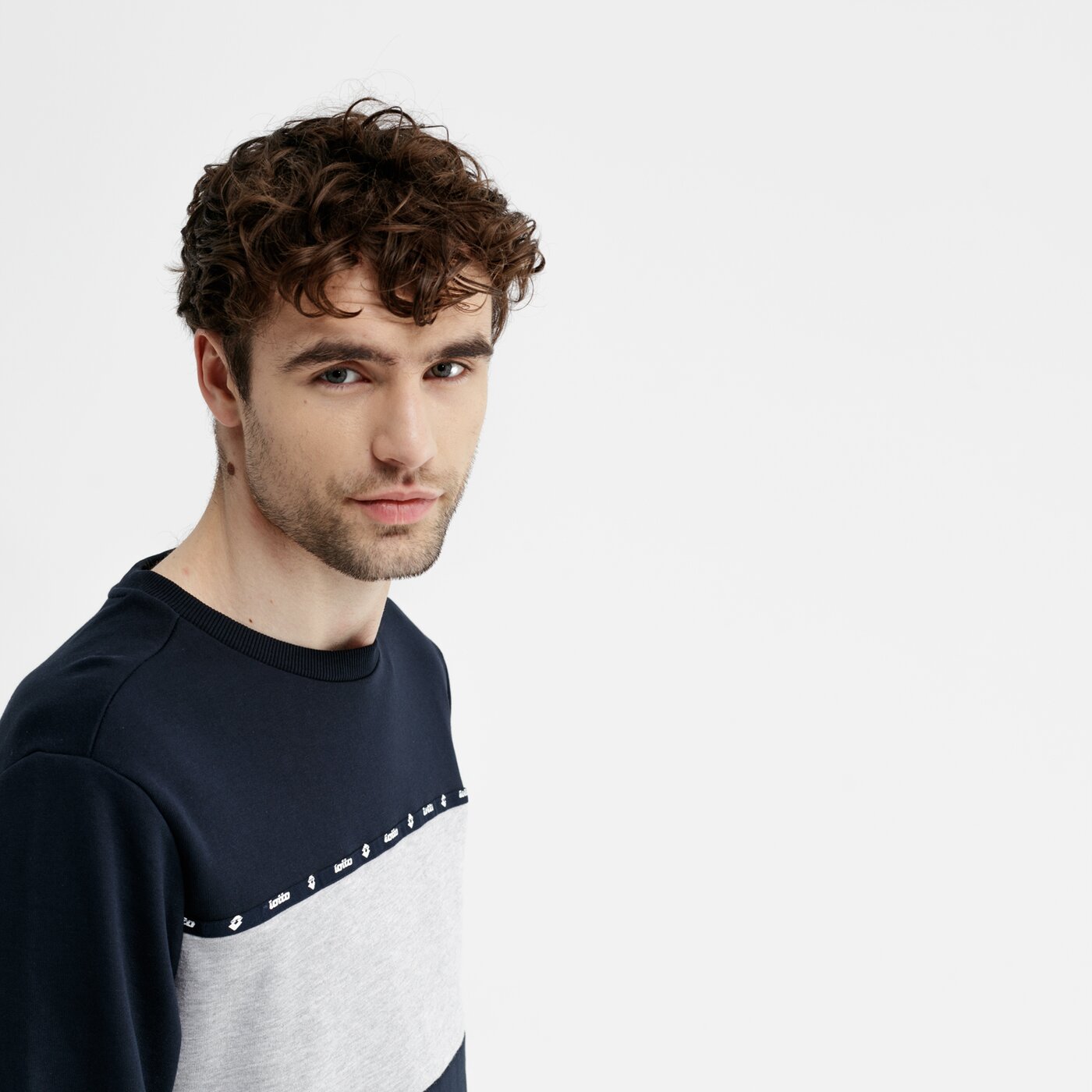 Bluza męska LOTTO BLUZA FIUGGI lo19blm15001 kolor granatowy