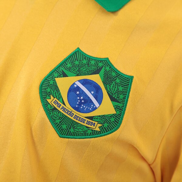 Koszulka męska ADIDAS T-SHIRT BRAZUCA RETRO f77291 kolor żółty