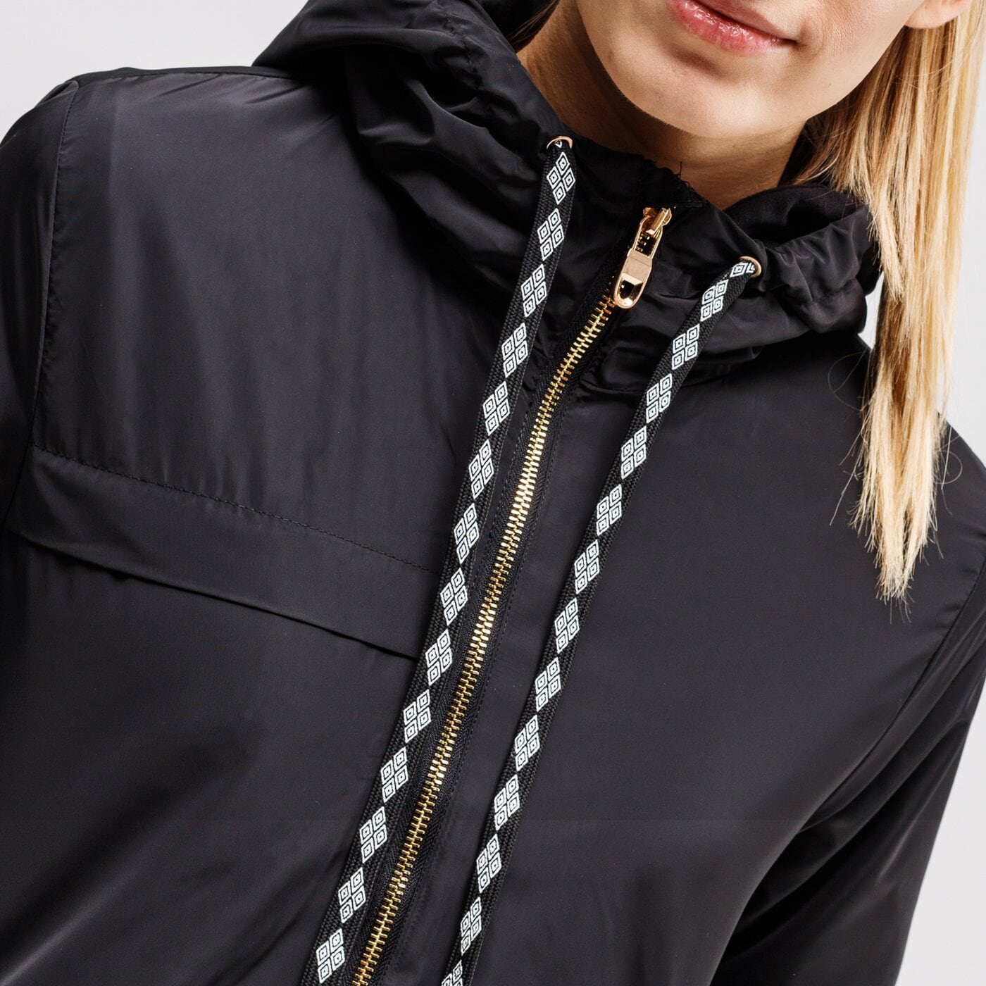 Kurtka przejściowa damska UMBRO KURTKA MOONS ul121kud06002 kolor czarny