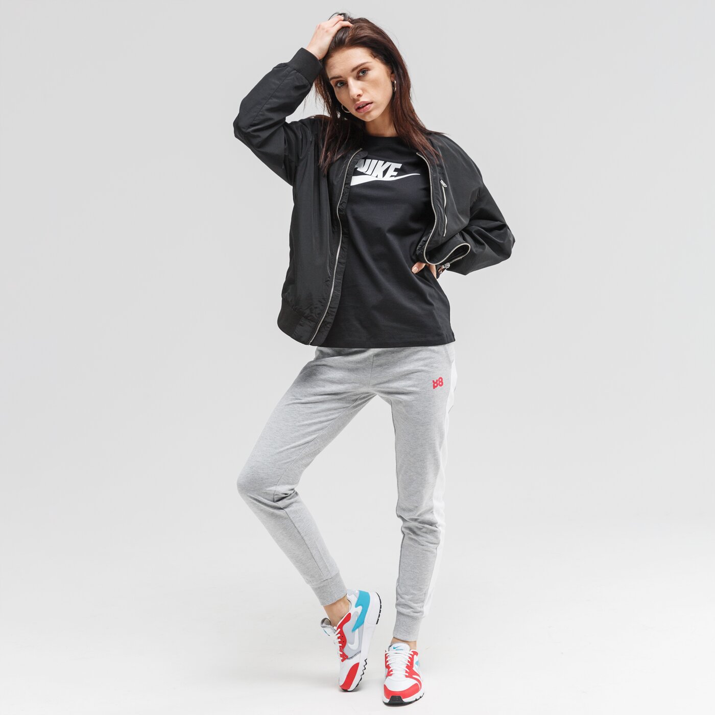 Spodnie dresowe damskie UP8 SPODNIE KODA up120spd10001 kolor szary