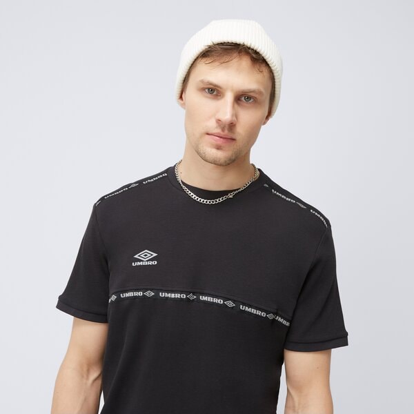 Koszulka męska UMBRO T-SHIRT SS TAPED TECH 66311u-060 kolor czarny