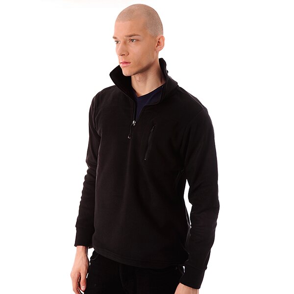Bluza męska LOTTO POLAR SWEAT DOUG PILE HZ q6882 kolor czarny