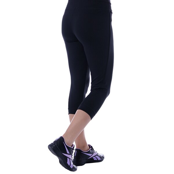 Spodnie dresowe damskie REEBOK SPODNIE ESS 3/4 TIGHT x35835 kolor czarny