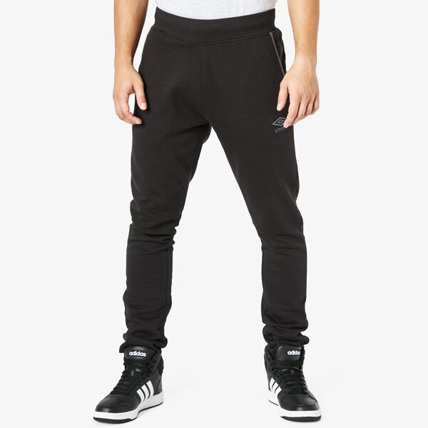 Spodnie dresowe męskie UMBRO SPODNIE FLEECE JOGGER 65134u-060 kolor czarny