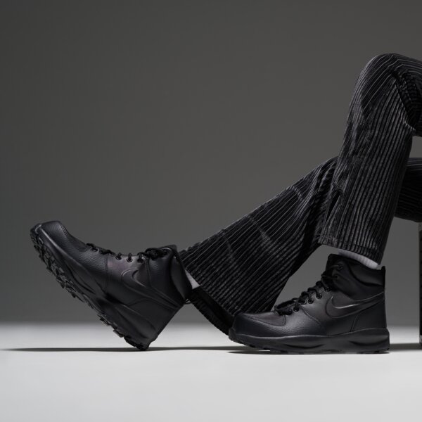 Buty trekkingowe dla dzieci NIKE MANOA LTR hf0750-001 kolor czarny