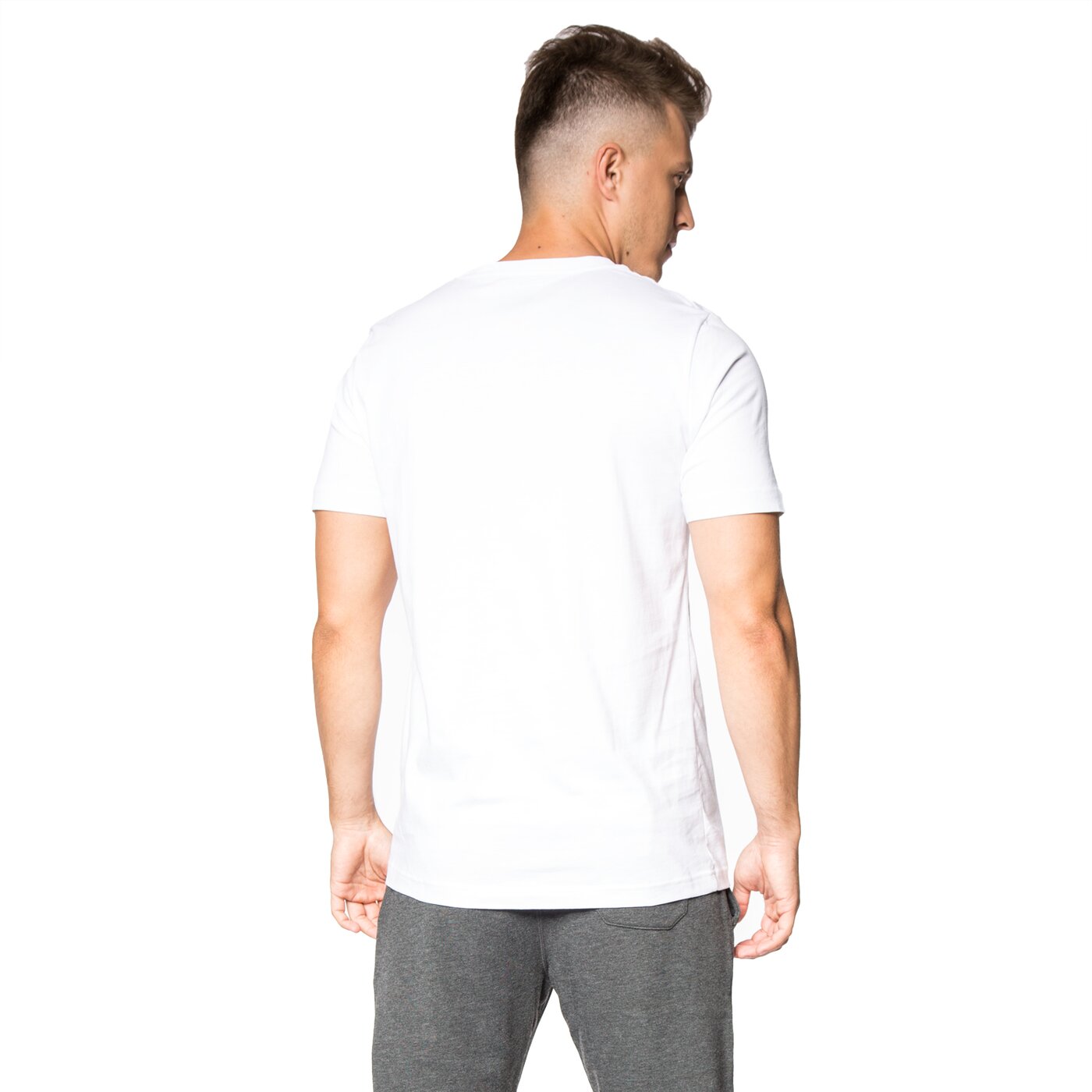 Koszulka męska PUMA T-SHIRT PUMA REBEL 83835602 kolor biały