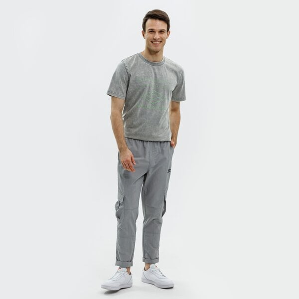 Spodnie dresowe męskie UMBRO SPODNIE UTILITY TAPERED 65878u-bej kolor szary