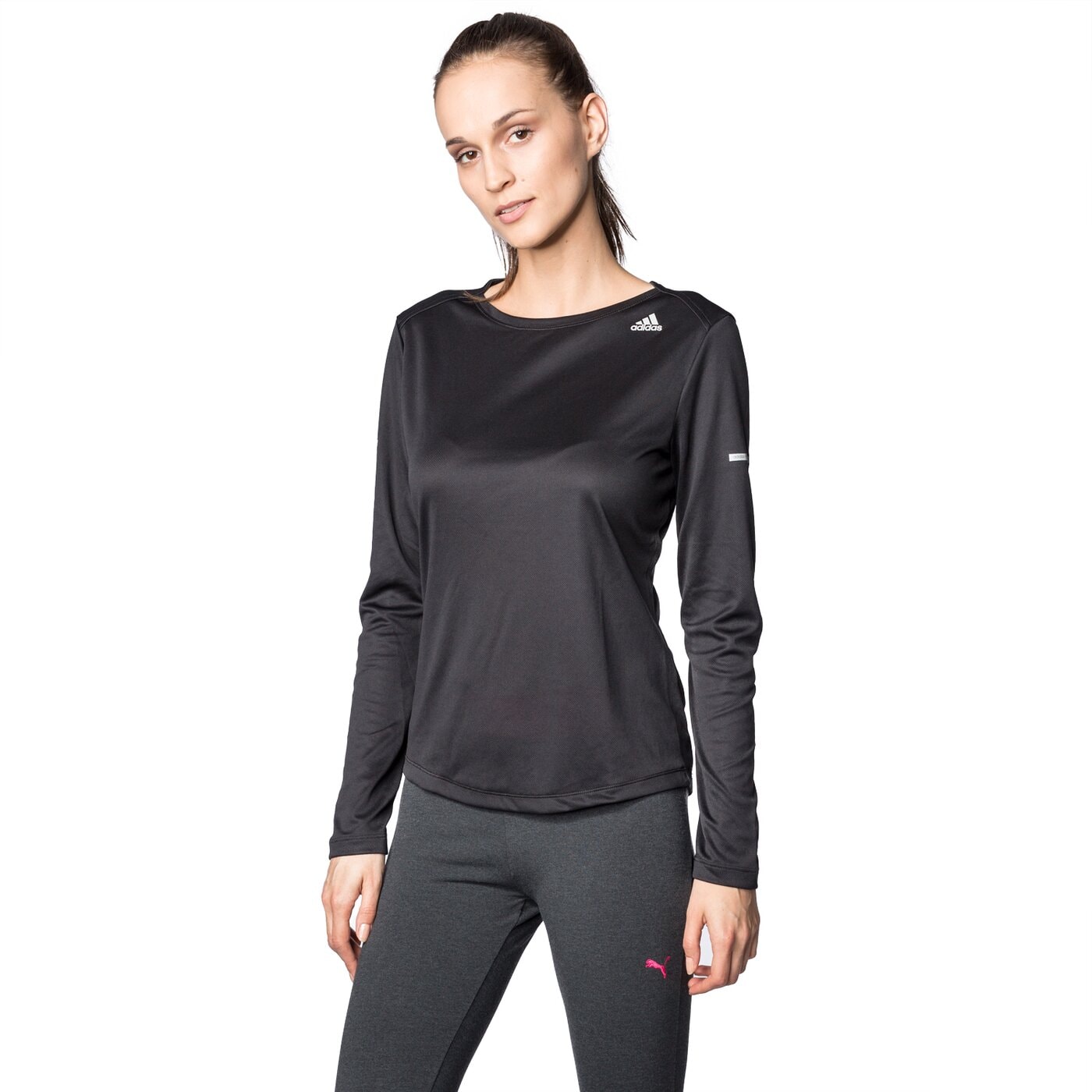 Koszulka damska ADIDAS T-SHIRT RUN LS TEE W aa5106 kolor czarny