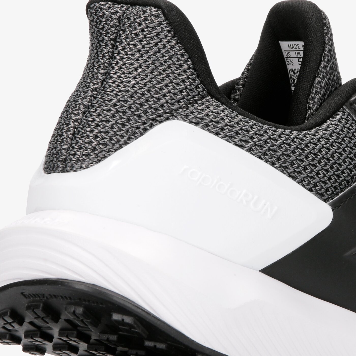 Buty do biegania dla dzieci ADIDAS RAPIDARUN K f35888 kolor czarny