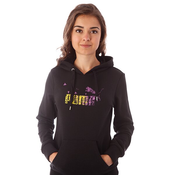Bluza damska PUMA BLUZA WMN HOODED SWEAT 83095502 kolor czarny
