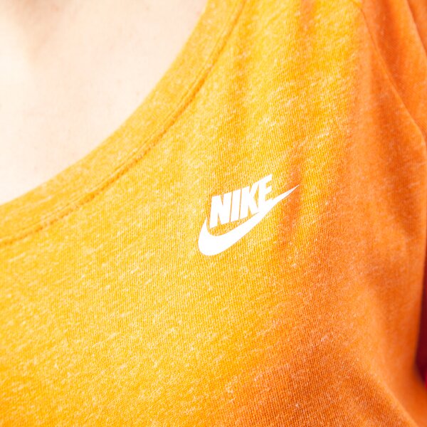 Bluza damska NIKE BLUZA GYM VINTAGE CREW 684873856 kolor pomarańczowy