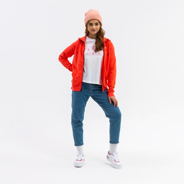 Bluza damska NIKE BLUZA ROZPINANA Z KAPTUREM SPORTSWEAR ESS bv4122-815 kolor pomarańczowy