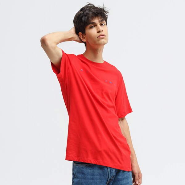 Koszulka męska NIKE T-SHIRT SS M NSW SS FTWR 1 bv7551-657 kolor czerwony